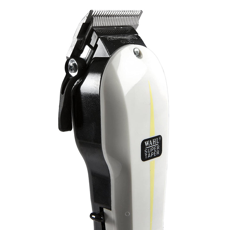 Wahl Super Taper 8400 – adjustable taper lever and blade detail